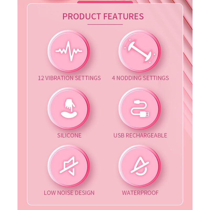 Vibratore Punto G Pretty Love Duden — Rosa