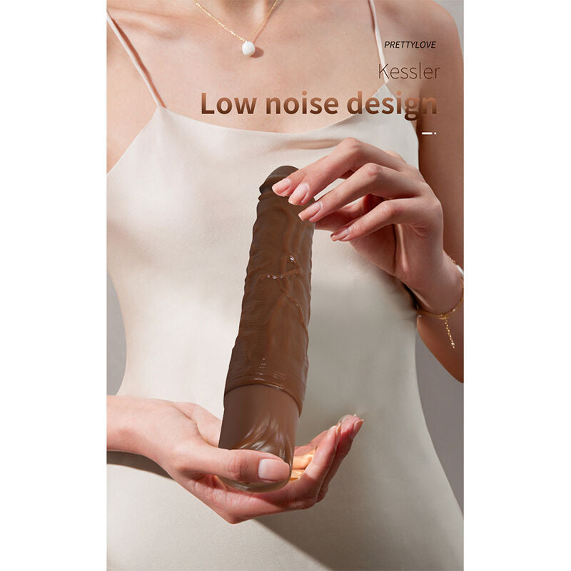 Dildo Vibrante PRETTY LOVE Kessler — Marrone