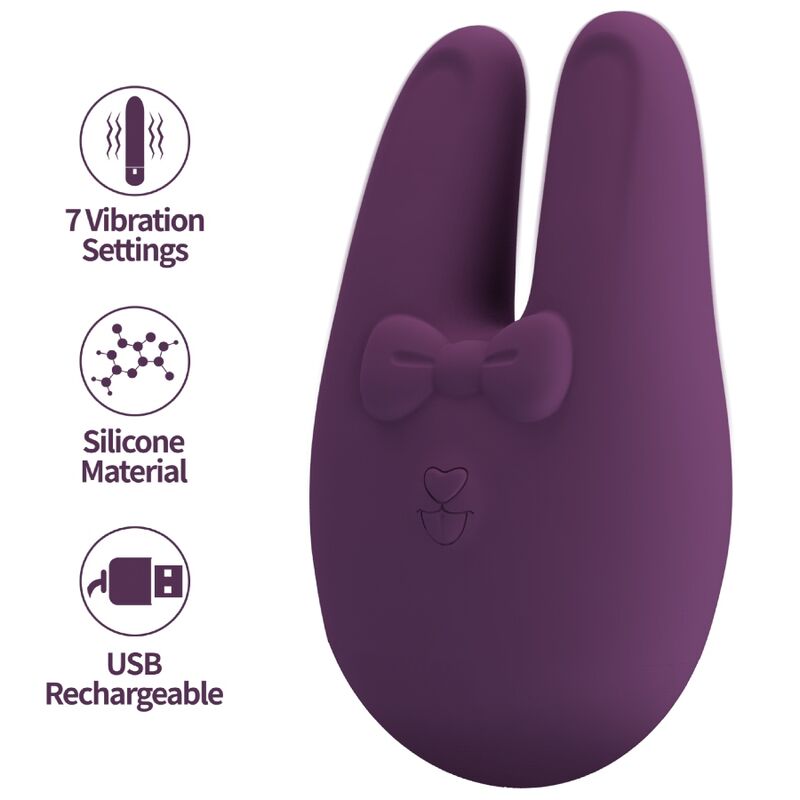 Stimolatore Esterno ROMANCE Bunny — Silicone Morbido