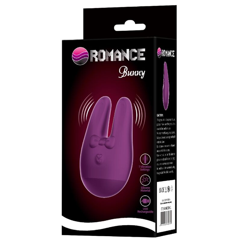 Stimolatore Esterno ROMANCE Bunny — Silicone Morbido