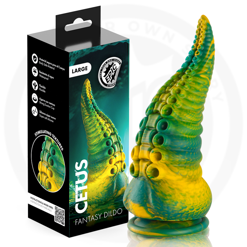 Dildo EPIC Cetus Tentacoli Verdi — Grande