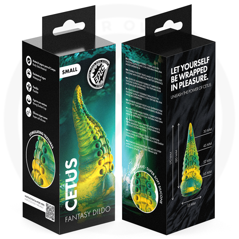 Dildo EPIC Cetus Tentacolo — Verde Piccolo