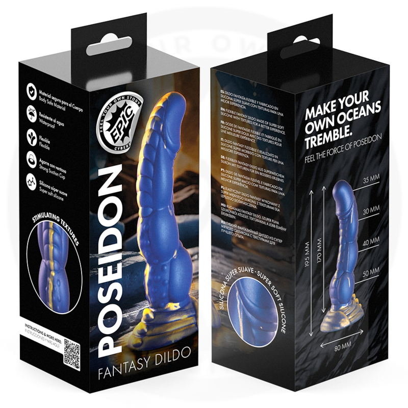 Dildo EPIC Poseidon Sea Embrace — Multicolore