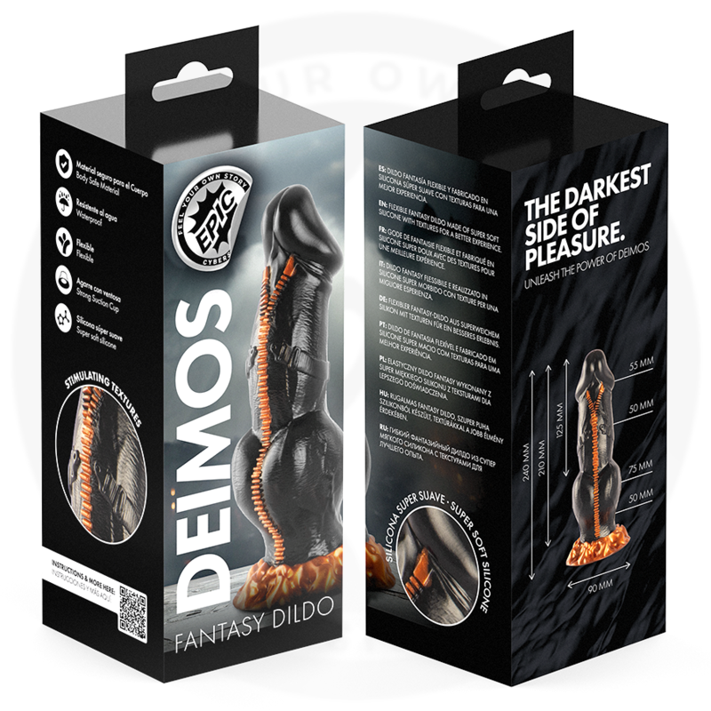 Dildo EPIC Deimos Power of Ecstasy — Multicolore