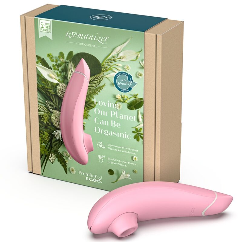 Stimolatore Clitorideo Womanizer Premium Eco — Rosa
