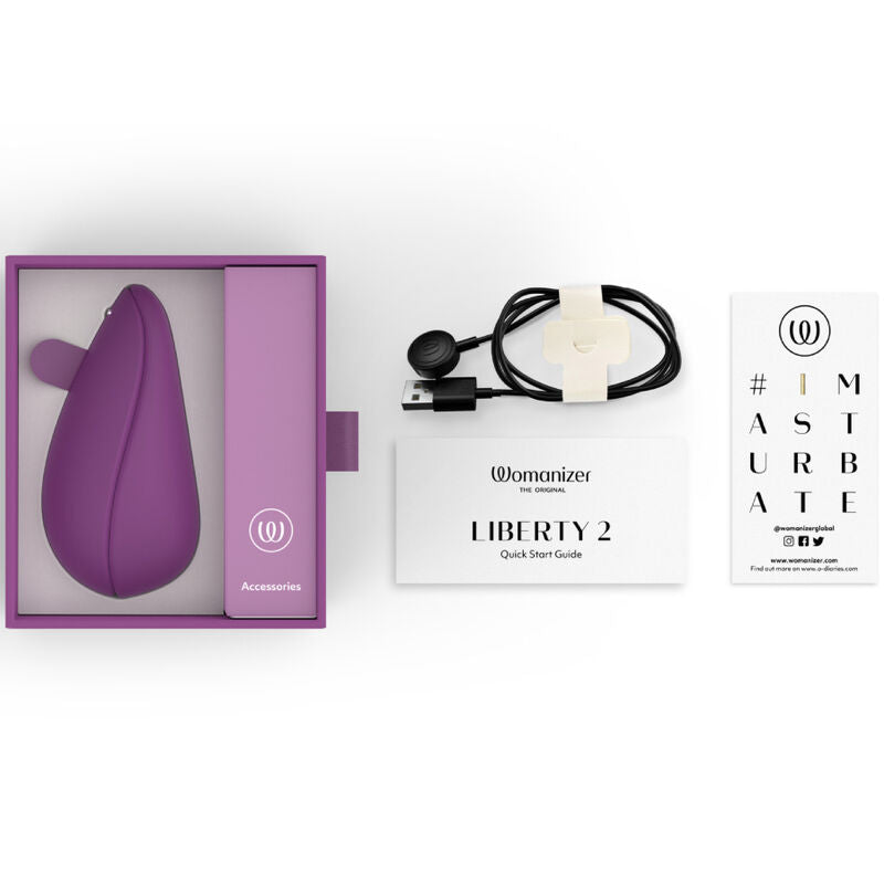 Stimolatore Clitorideo WOMANIZER Liberty 2 — Viola