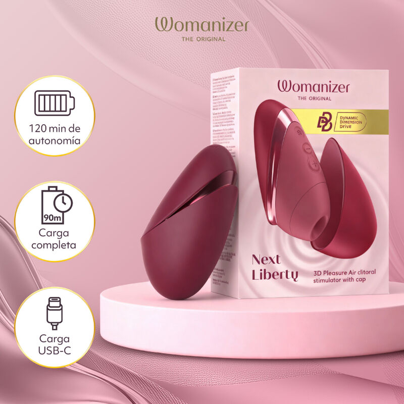 Stimolatore Clitorideo Womanizer Next — Bordeaux