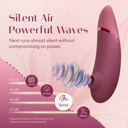 Stimolatore Clitorideo WOMANIZER Next — Rosa Scuro