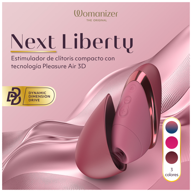 Stimolatore Clitorideo Womanizer Next Liberty — Bordeaux