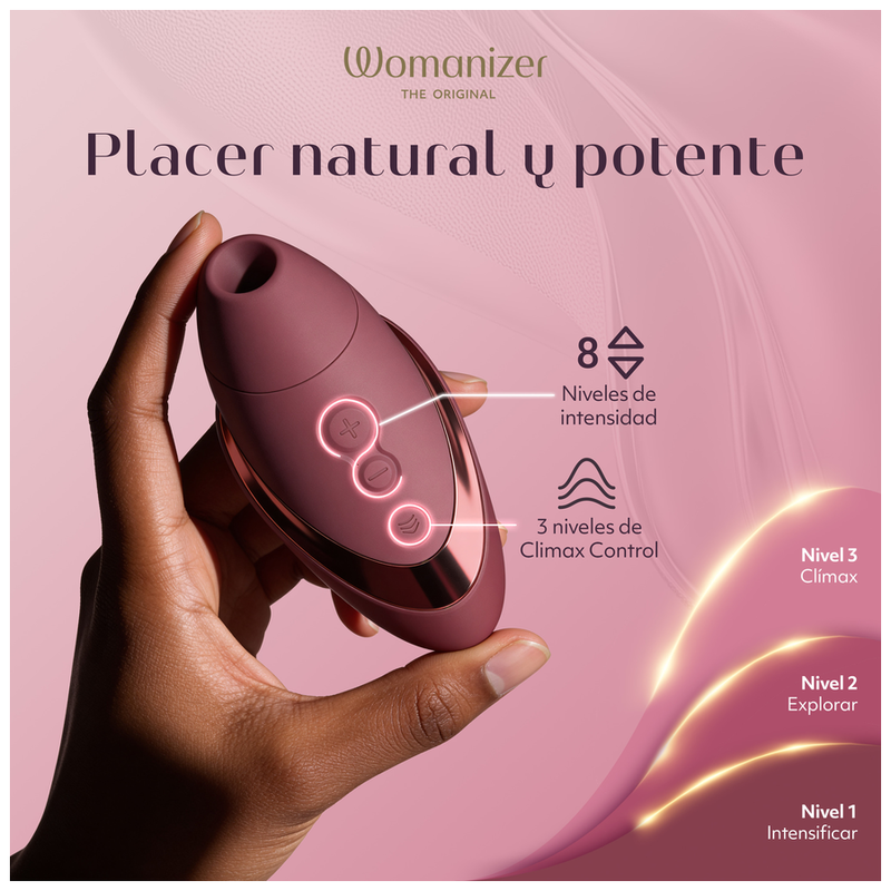 Stimolatore Clitorideo Womanizer Next Liberty — Bordeaux