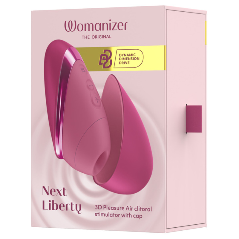 Stimolatore Clitorideo Womanizer Next Liberty — Rosa Acceso
