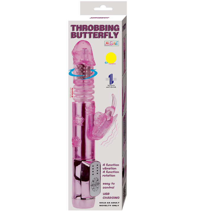 Vibratore Rabbit Pulsante Baile Us Coniglio Farfalla — 12 Funzioni