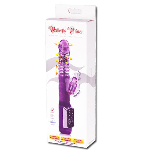 Vibratore Rabbit Punto G Baile Butterfly Prince — Doppia Rotazione