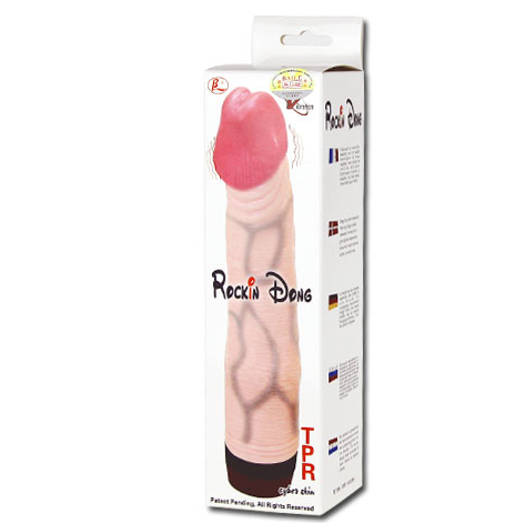Dildo Realistico con Ventosa Baile Rockin Dong — Cyberskin