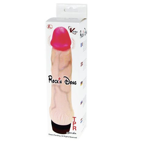Dildo Realistico Vibrante Baile Rockin Dong — Cyber Skin II