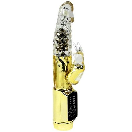 Vibratore Rabbit Rotante Baile Us Rabbit Gold Prince