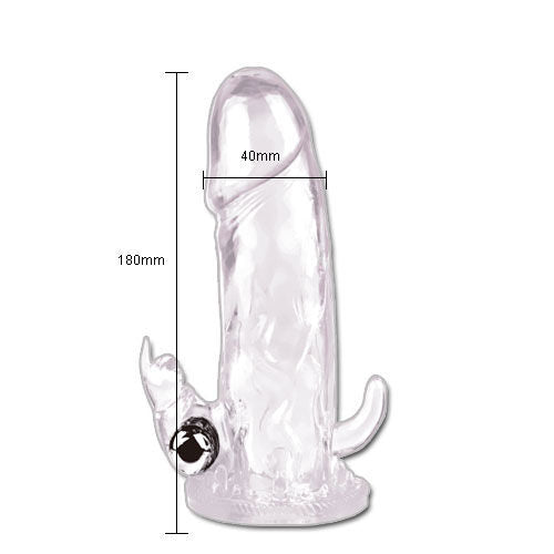 Guaina Fallica Vibrante Rabbit Baile Brave Man — Stimolatore Triplo