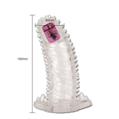 Guaina Fallica Vibrante Baile Brave II — TPR, Sensore Movimento
