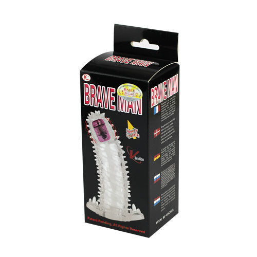 Guaina Fallica Vibrante Baile Brave II — TPR, Sensore Movimento