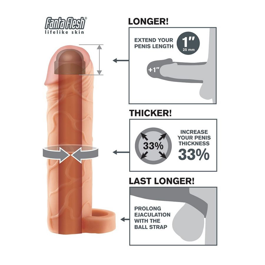 Guaina Fallica con Anello Scroto Fantasy X-Tensions Perfect 1