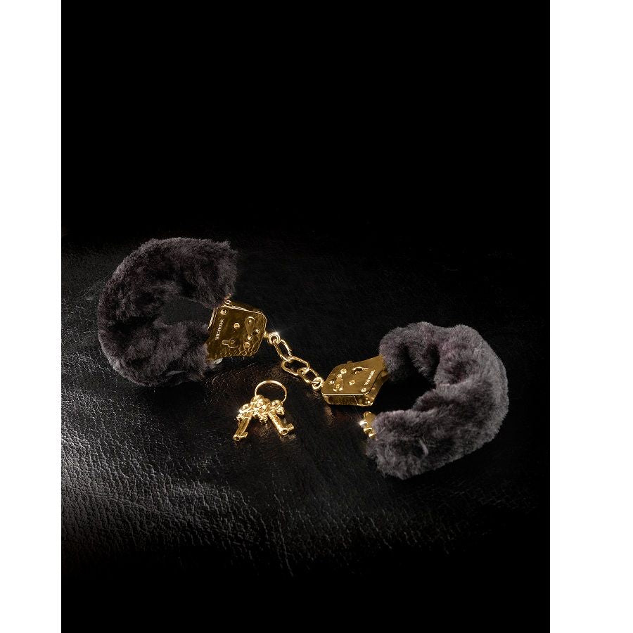 Manette BDSM con Pelliccia Fetish Fantasy Gold Deluxe
