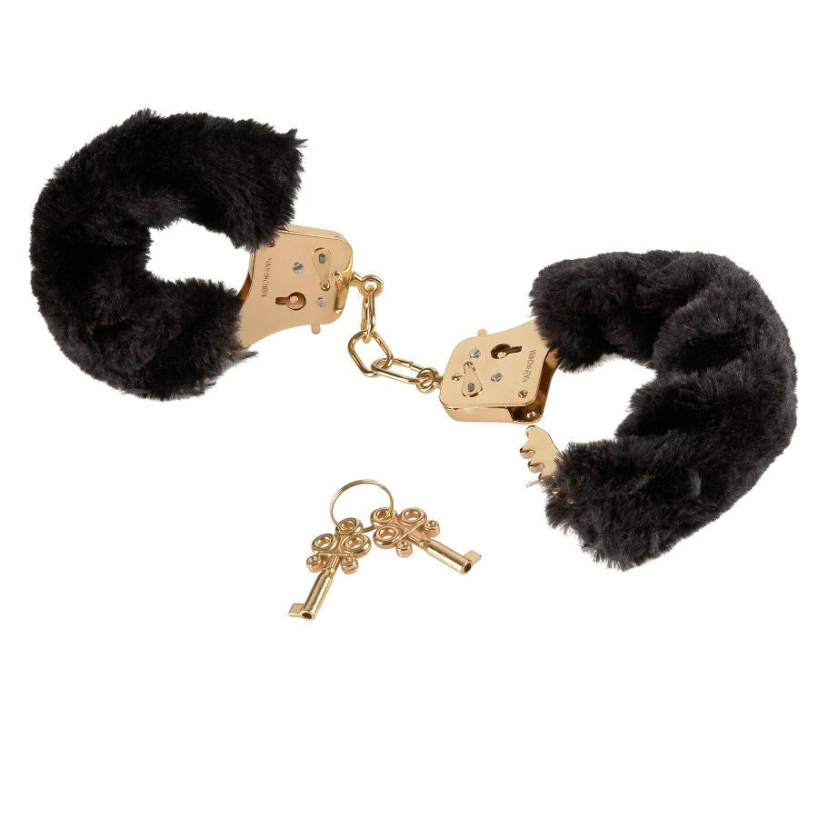 Manette BDSM con Pelliccia Fetish Fantasy Gold Deluxe