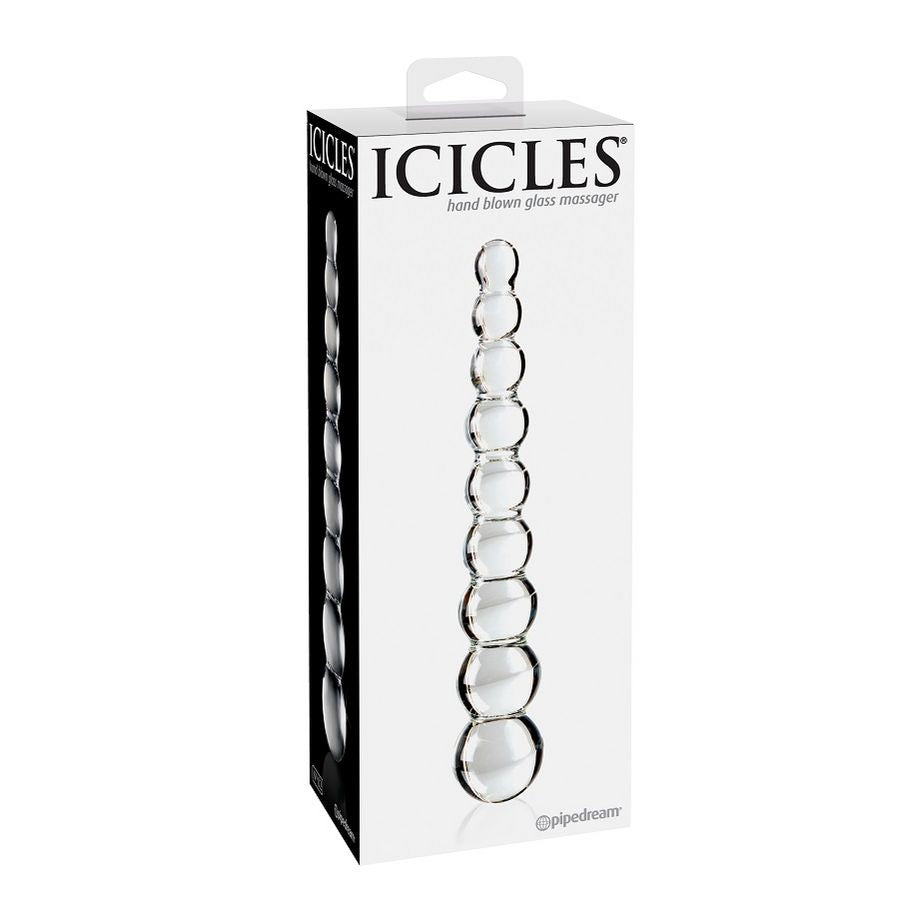 Dildo in Vetro Soffiato Icicles N.2 — Ipoallergenico