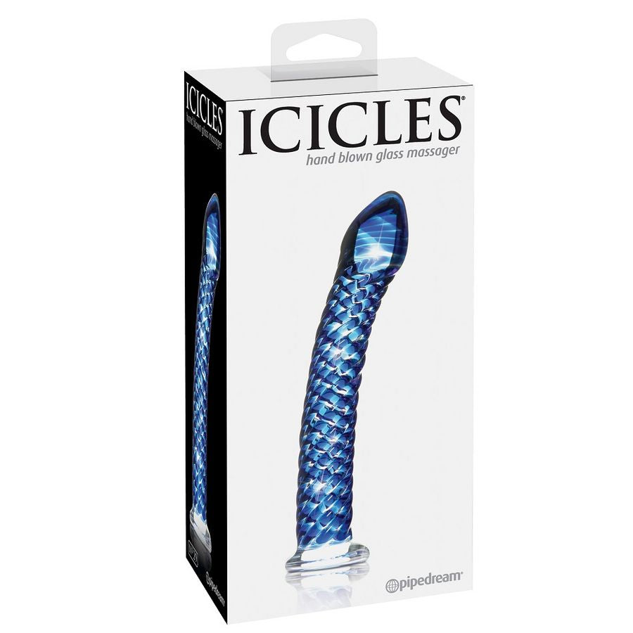 Dildo in Vetro Soffiato Icicles N.29 — Ipoallergenico