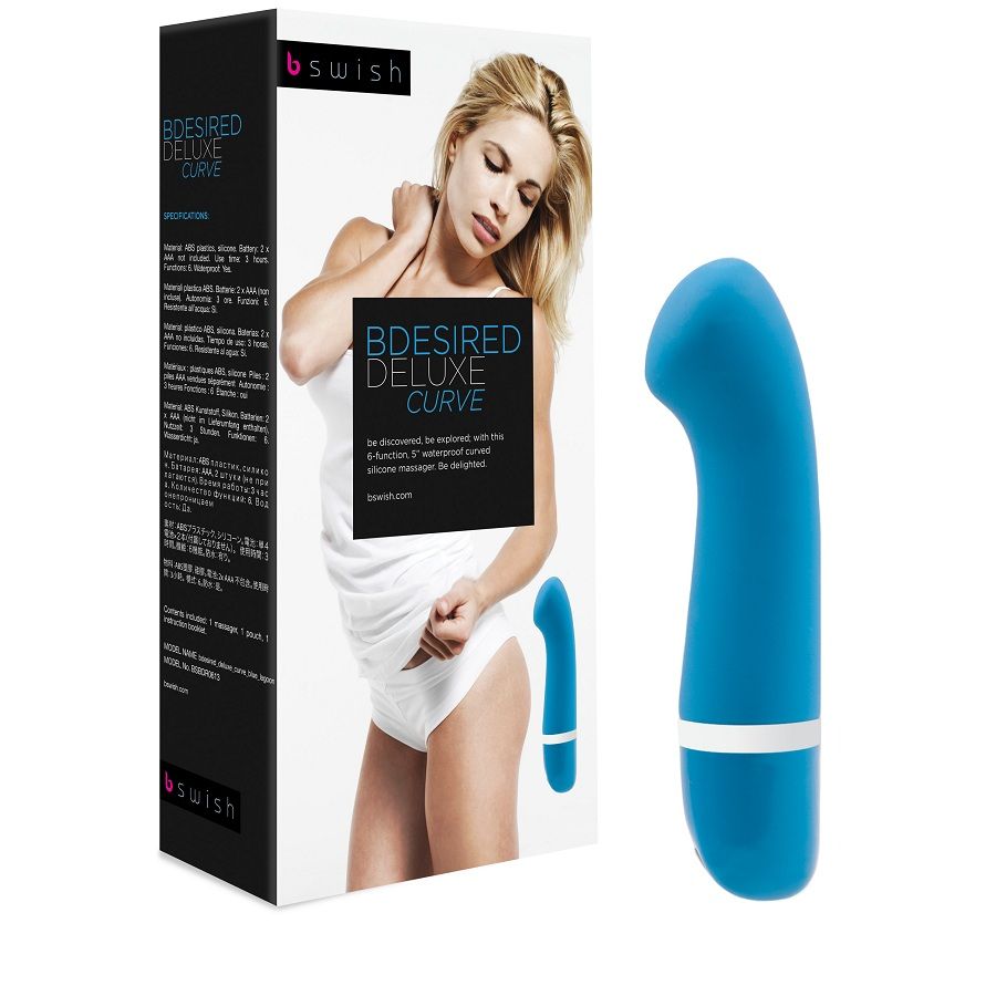 Vibratore Punto G B Swish Bdesired Deluxe Curve — Silicone, 6 Modalità
