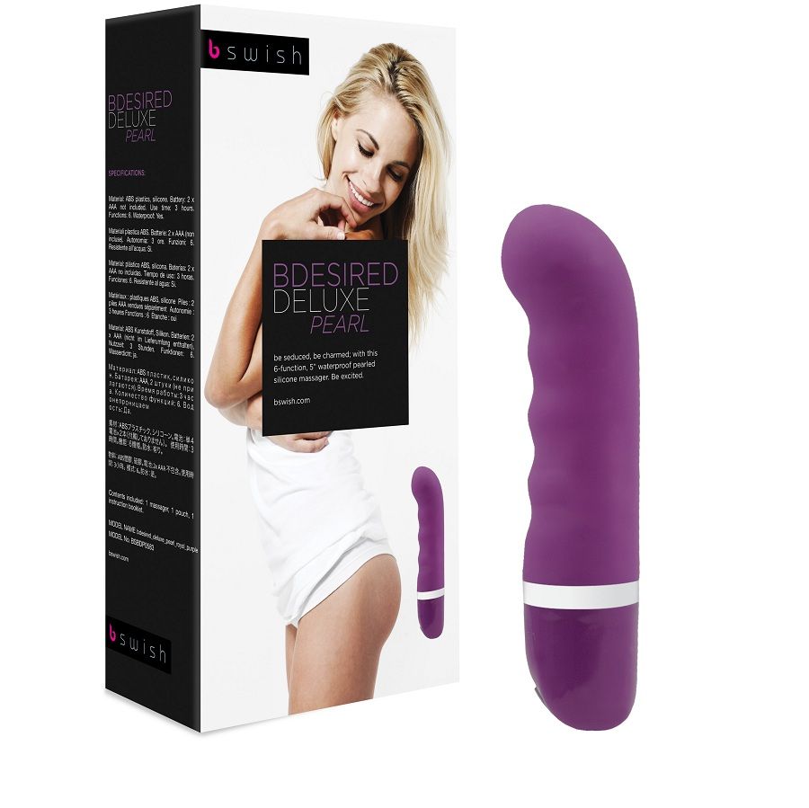 Vibratore Punto G B Swish Bdesired Deluxe Pearl — Lilla