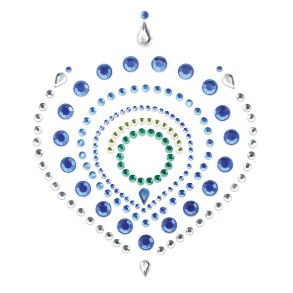 Gioielli Intimi Corpo Bijoux Indiscreti Flamboyant — Blu e Verde