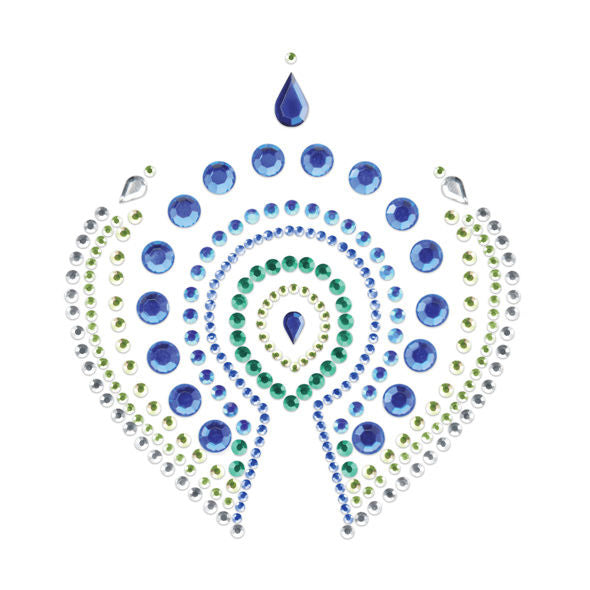 Gioielli Intimi Corpo Bijoux Indiscreti Flamboyant — Blu e Verde