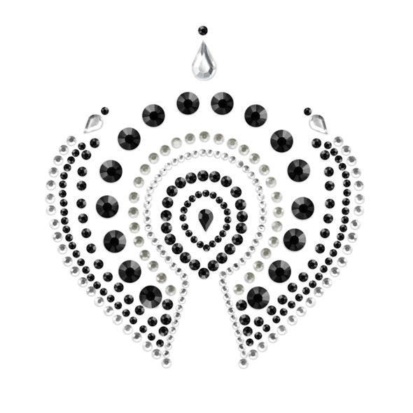 Gioielli Corpo Erotici Bijoux Indiscrets Flamboyant — Nero e Argento