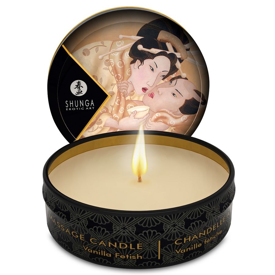 Espositore Candele da Massaggio Shunga Mini Caress — 24 pz