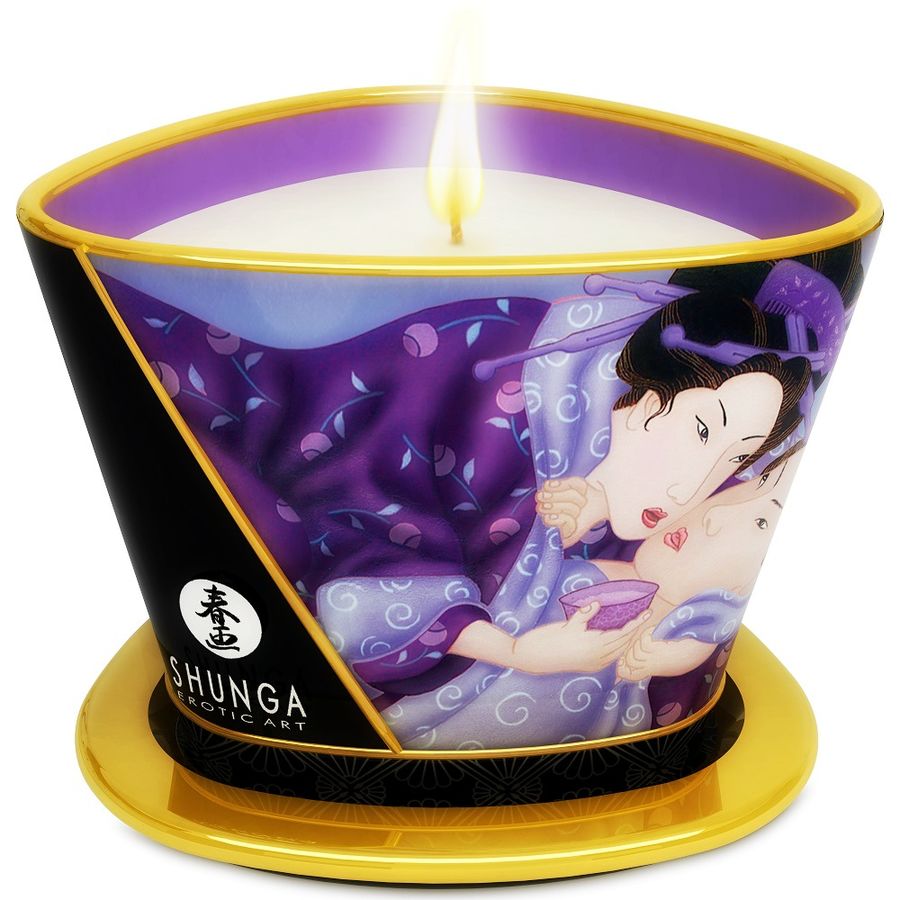 Candela da Massaggio Erotico Shunga Mini Caress — Frutti Esotici 170 ml