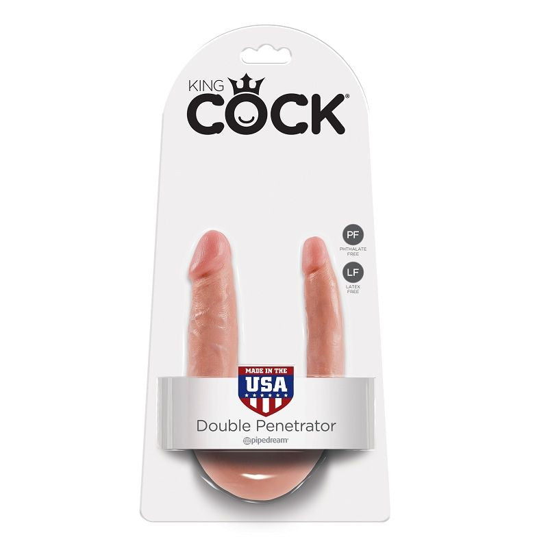 Doppio Dildo KING COCK 12.7 cm Naturale — Pipedream