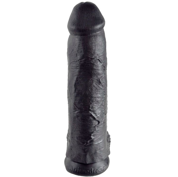 Dildo KING COCK con Ventosa — Nero con Sfere