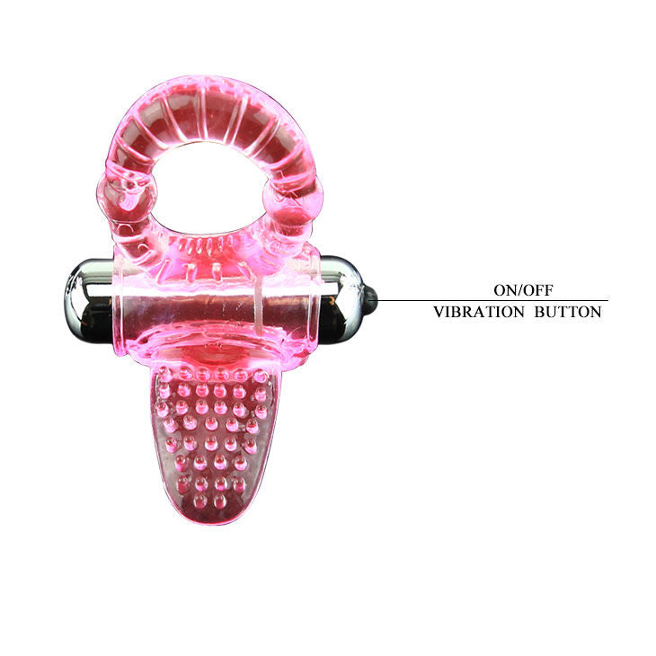 Anello Fallico Vibrante Baile Dolce ABS — 10 Ritmi, Rosa