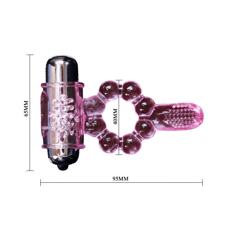 Anello Fallico Vibrante Baile — 10 Ritmi, Stimolatore Anale