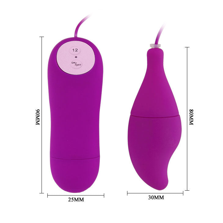 Vibratore Clitoride Baile Pleasure Shell12 — Silicone, Viola