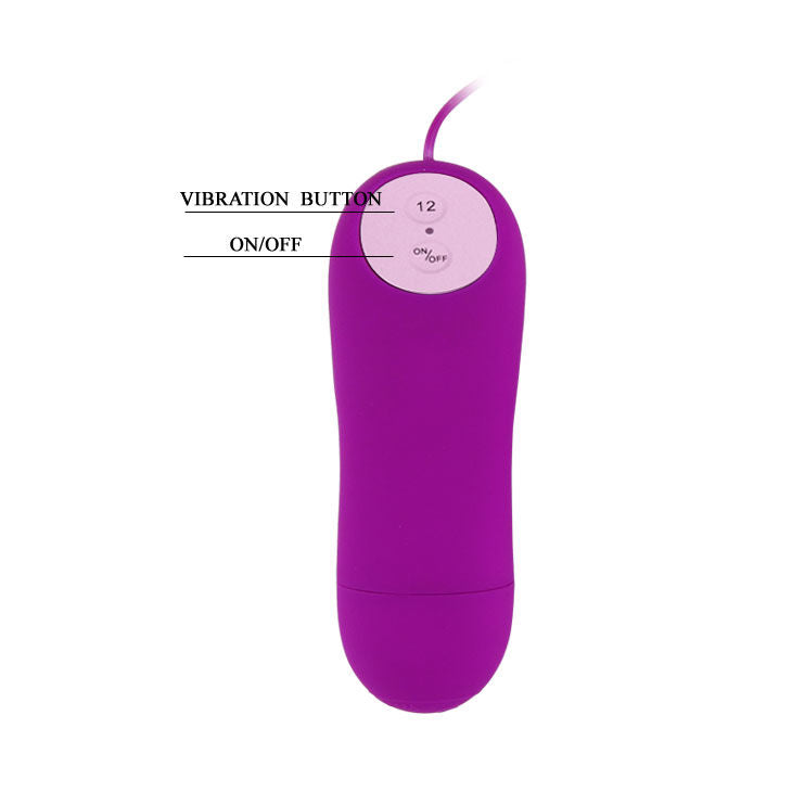 Vibratore Clitoride Baile Pleasure Shell12 — Silicone, Viola
