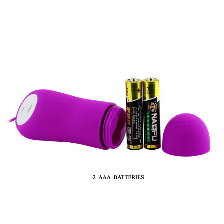 Vibratore Clitoride Baile Pleasure Shell12 — Silicone, Viola