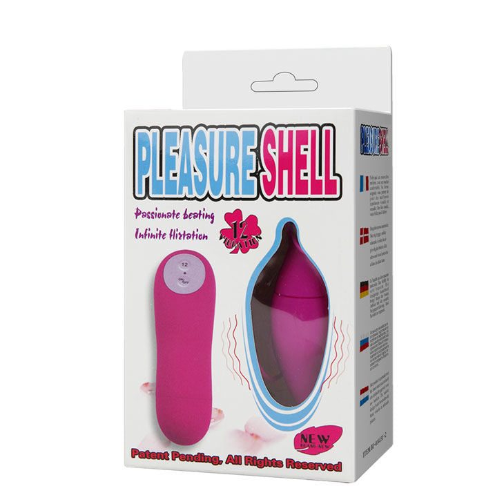 Vibratore Clitoride Baile Pleasure Shell12 — Silicone, Viola