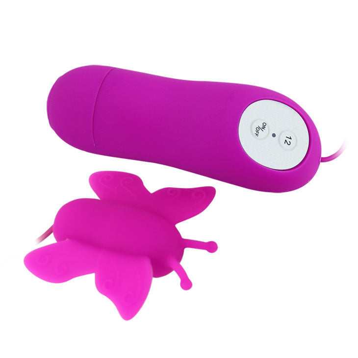 Stimolatore Clitoride a Farfalla Baile Love Eggs — 12 Velocità, Lilla