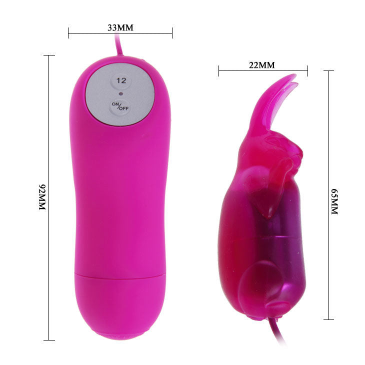 Vibratore Rabbit Baile Secret Bunny — 12 Velocità, Waterproof