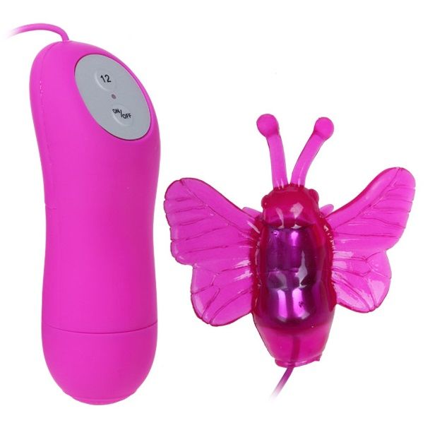 Stimolatore Clitoride a Farfalla Baile — 12 Modalità, Silicone