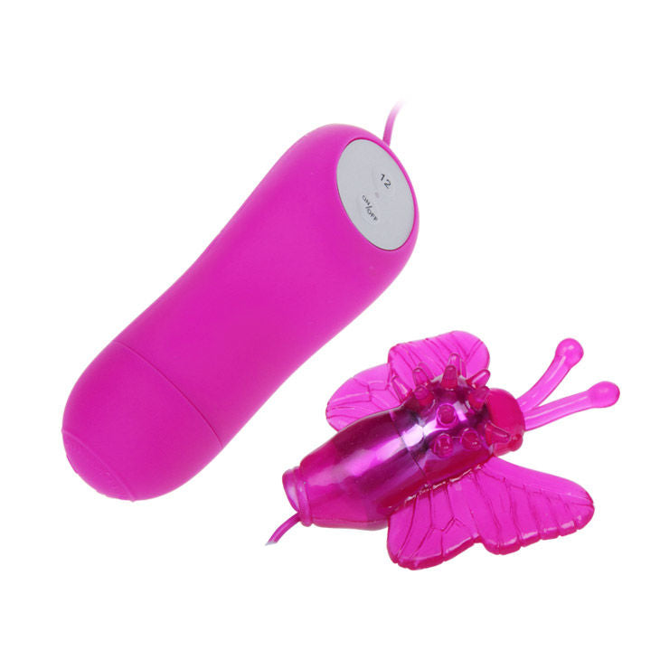 Stimolatore Clitoride a Farfalla Baile — 12 Modalità, Silicone