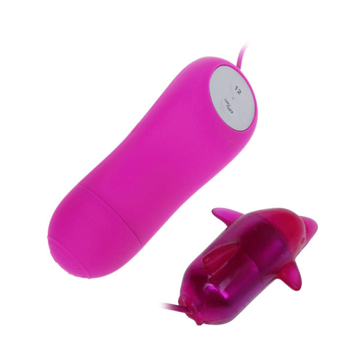 Vibratore Clitoride a Forma di Delfino Baile — 12 Modalità