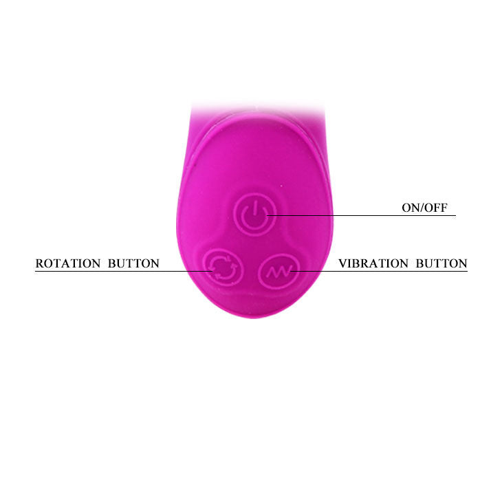 Vibratore Rotante Clitoride Pretty Love Hale — 7+30 Modalità