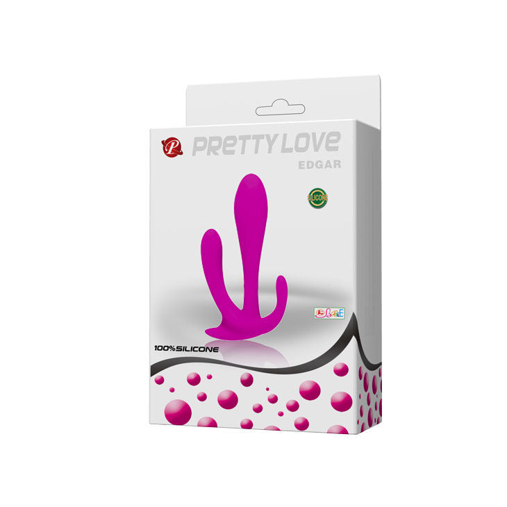 Vibratore Rabbit Triplo Pretty Love Edgar — Silicone, 11 cm